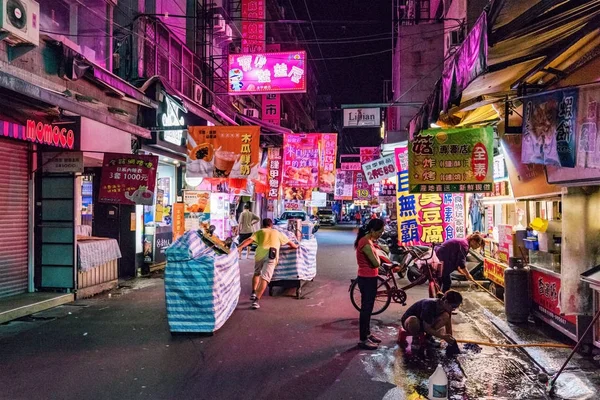 Fengjia νυχτερινή αγορά σκηνή — Φωτογραφία Αρχείου