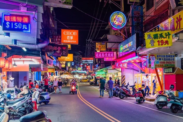 Fengjia night market scene — Stock Photo, Image