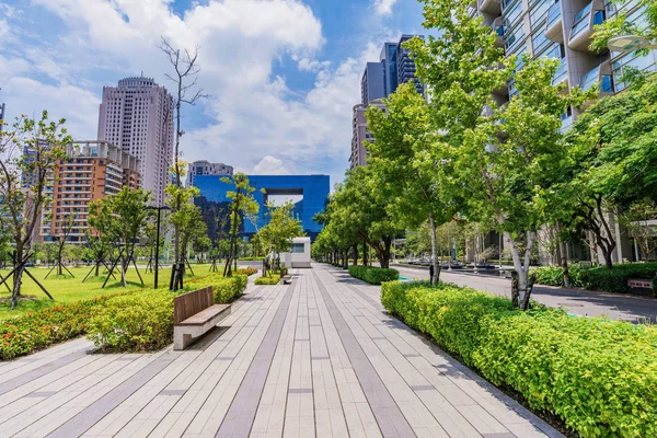 Taichung binnenstad met de gemeenteraad — Stockfoto