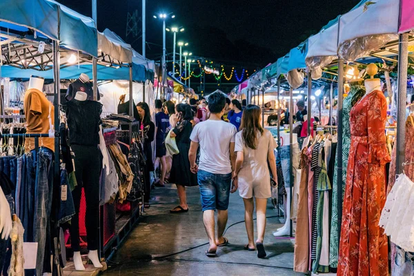 Huamum night market in Bangkok — Stock Photo, Image