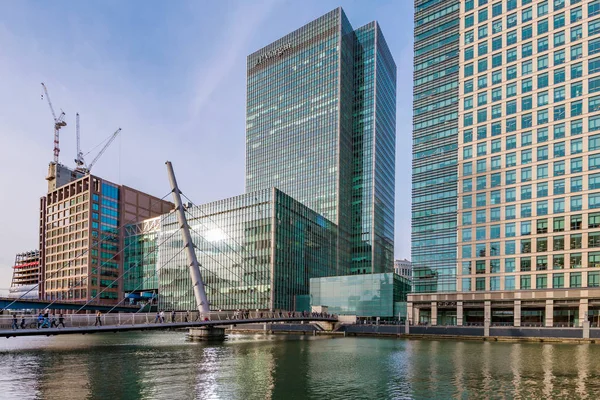 Financial district skyscrapers — Stock Photo, Image