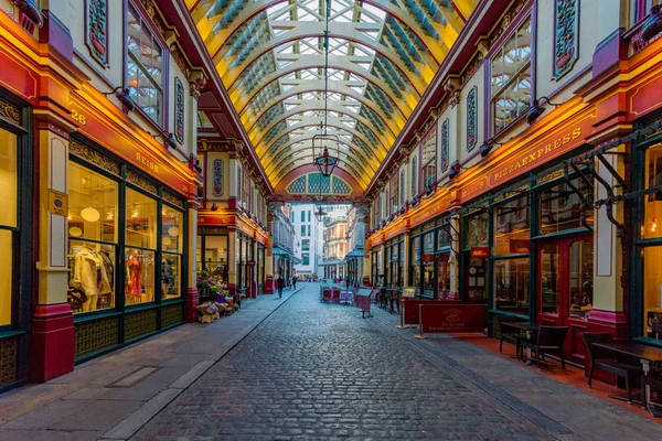 Leadenhall Market w centrum Londynu — Zdjęcie stockowe