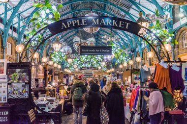 Apple Market in Covent Garden clipart