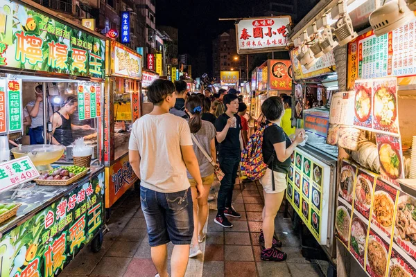 Gatan matförsäljare i Ningxia nattmarknad — Stockfoto