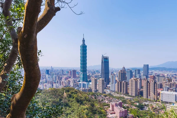 Taipei vista da cidade — Fotografia de Stock