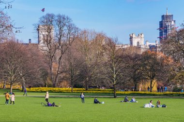 St James's Park'a güneşli bir bahar