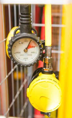 Deniz safari teknede dalış ekipmanları