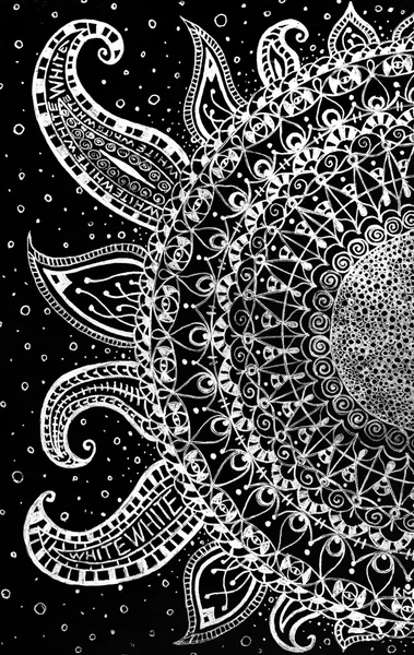 Dekoratif arka plan. Mandala