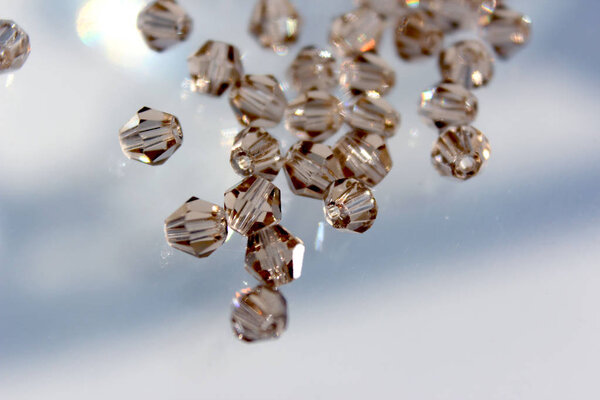 A scattering of beads