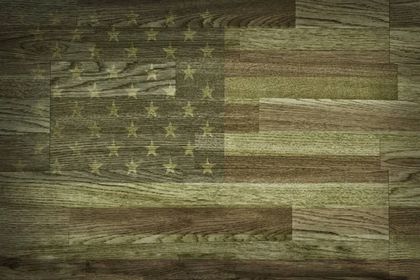 Textura y fondo de madera marrón. Fondo de textura de madera pintada bandera americana descolorida. Fondo rústico, de madera vieja. Madera envejecida. Tablones horizontales de madera . Fotos de stock