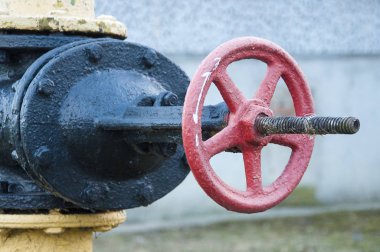 Vana kırmızı beyaz boru arka plan endüstriyel su