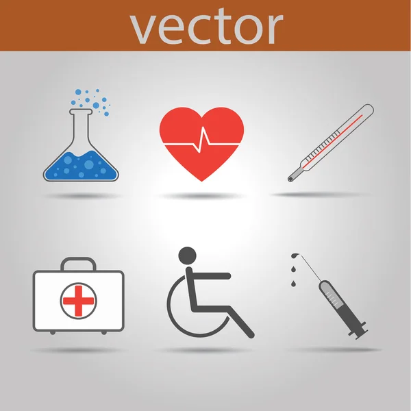 Tıbbi sembolleri vektör görüntü