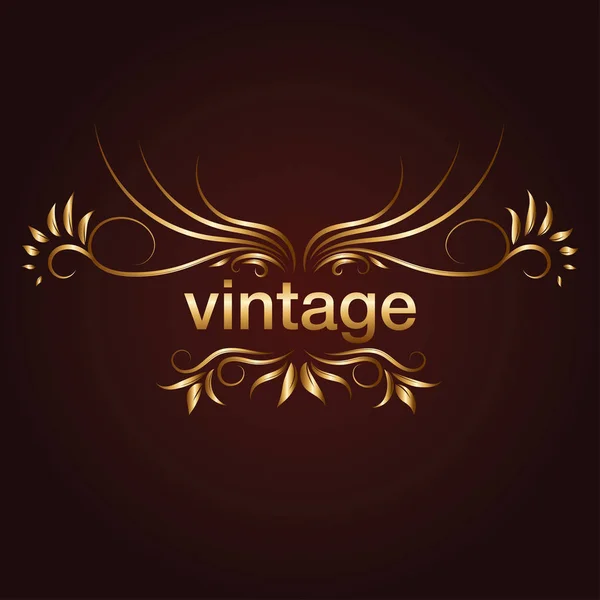 Dekorační ozdoba, vintage Royalty Free Stock Vektory