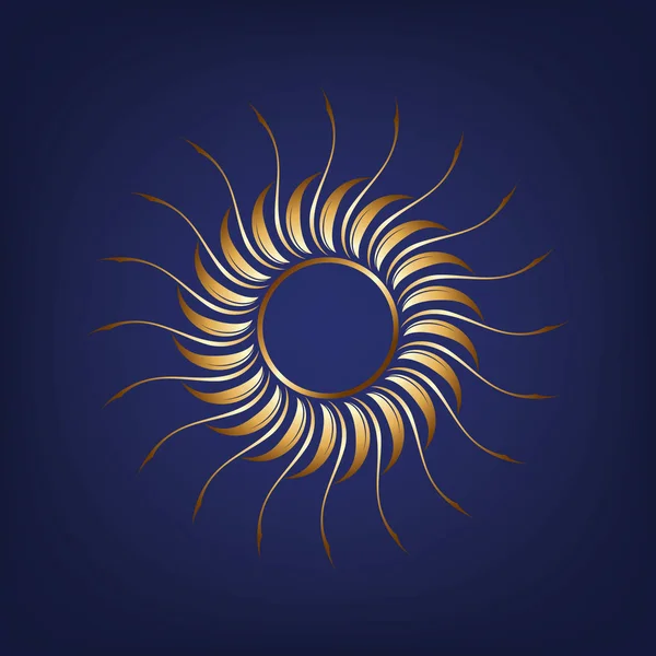 Dekoratif altın süsleme