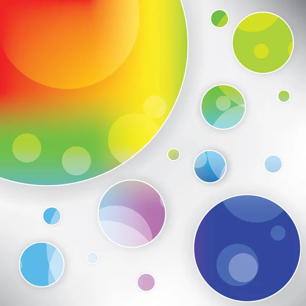 Ilustrace barevné bubliny Stock Vektory