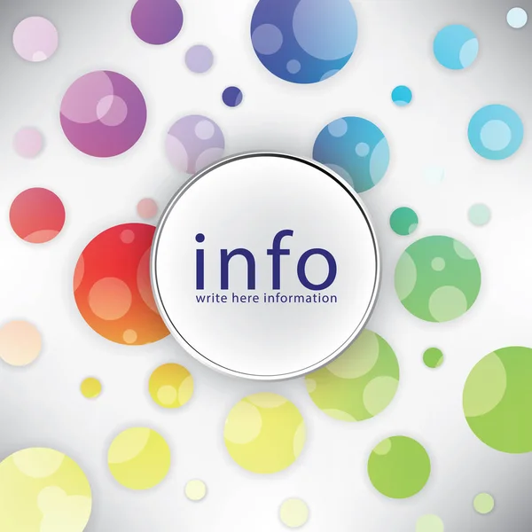 arka planda Balonlu infographics