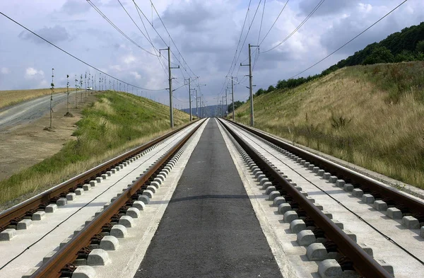 Ferrovia moderna II — Fotografia de Stock