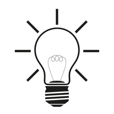 beyaz zemin üzerinde ampul