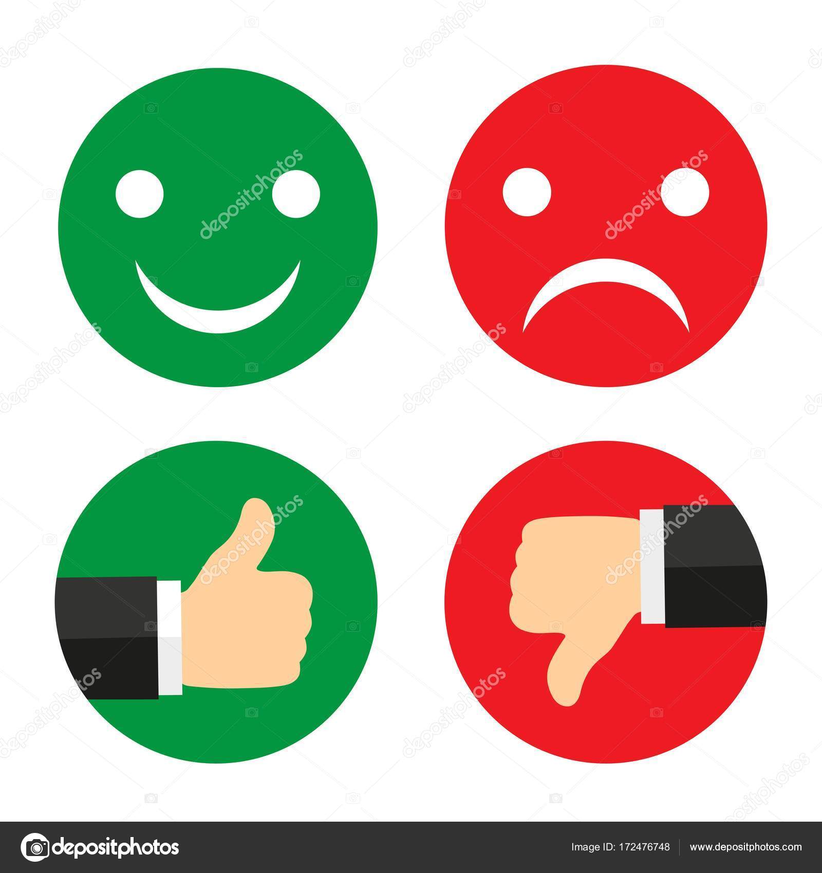 Tommel opp, tommel ned, vektor illustrasjon . stockvektor © Elena3567  #172476748, image size:1600x1700