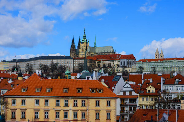 View of Prague, Royal castle, Czech Republic