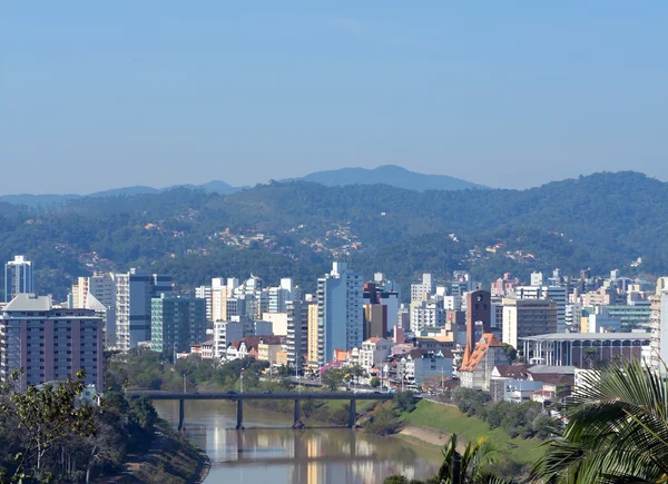 Vista Cidade de Blumenau - Santa Catarina - Brasil — Fotografia de Stock