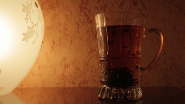 红茶杯 — 图库视频影像