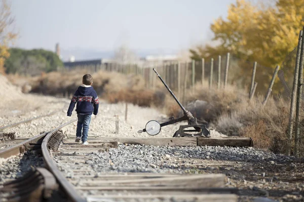 Buhar tren yolu yürüyüş
