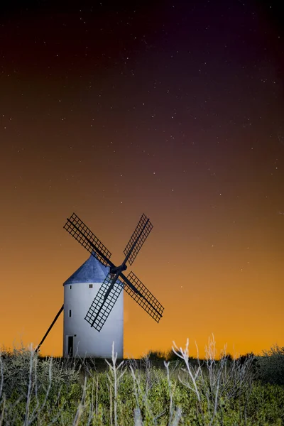 Mulino a vento in Spagna Fotografia Stock