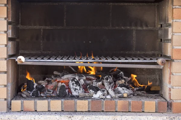 mangal kömürü ile