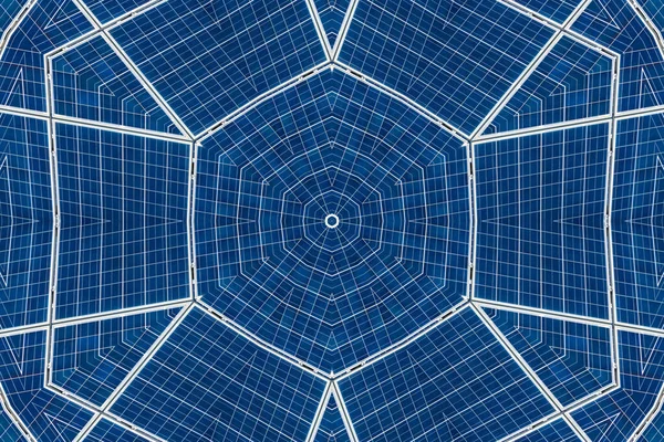 Creative pattern-Digital production, mirroring architectural materials to produce symmetrical patterns