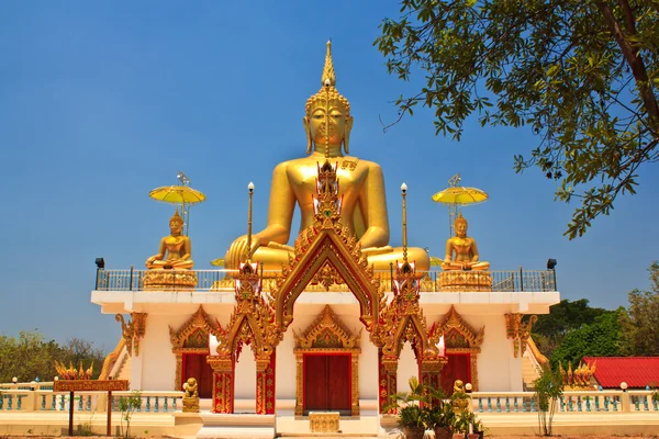 Fragmento da arquitetura budista Buddha Old Thailand — Fotografia de Stock