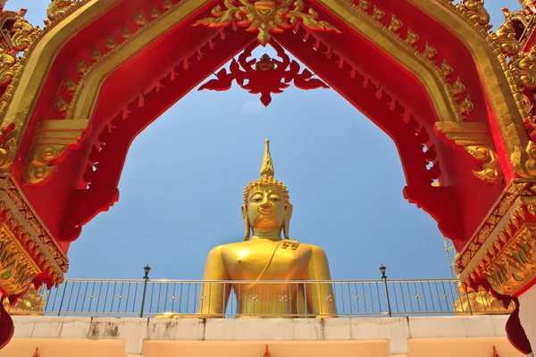 Buda imagem da porta de fundo na Tailândia — Fotografia de Stock
