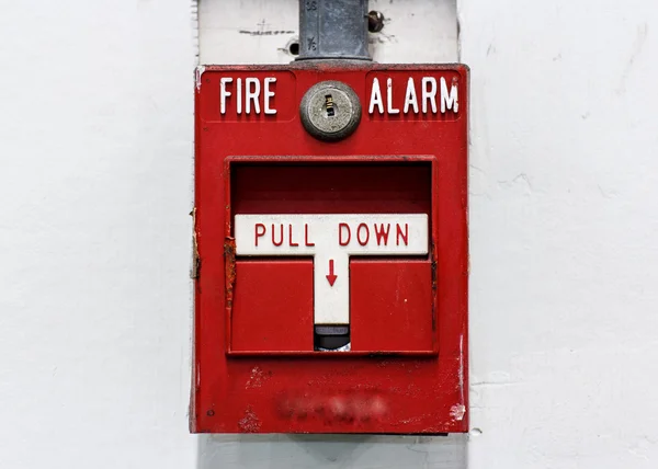 The fire alarm button — Stock Photo, Image