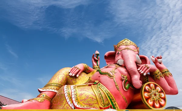 Ganesha-Statue wurde verehrt — Stockfoto