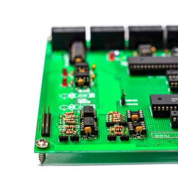 elektronik devre kartı işlemci closeup 