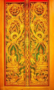 Antik altın oyma ahşap pencere 