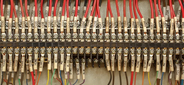 Wiring -- Control panel with wires