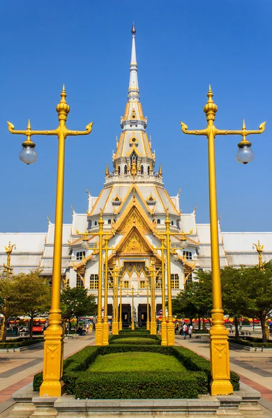 Templo budista en la provincia de Chachoengsao, Tailandia —  Fotos de Stock