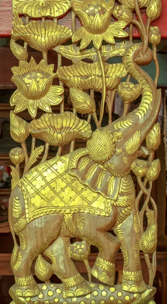 Carved Elephant close up — Stock Photo, Image