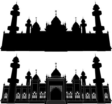 Jamiah Camii Pattani siluet