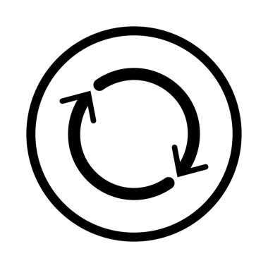 Simge - vektör ikonik tasarımı sıfırla