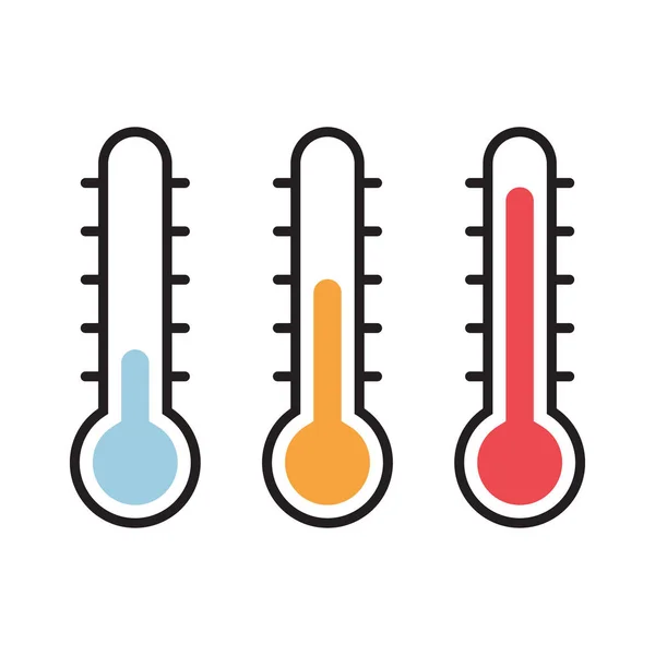 Ilustración vectorial termómetro — Archivo Imágenes Vectoriales