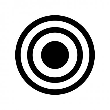 Hedef simgesini - vektör ikonik tasarım ekibimizi