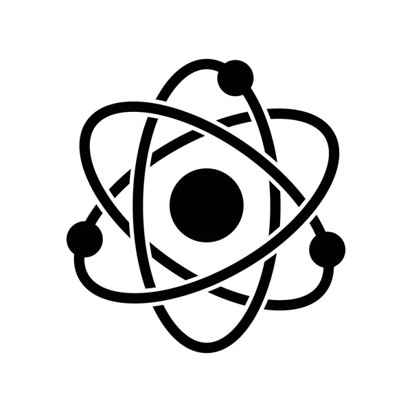 Atom Icon - diseño icónico vectorial — Vector de stock