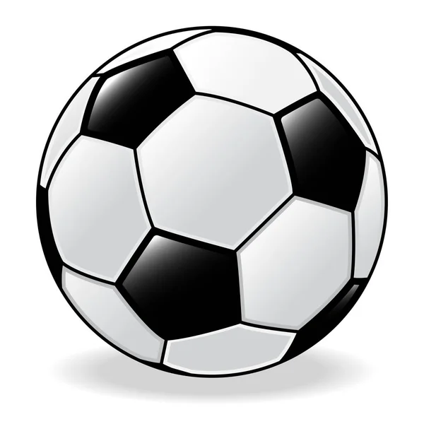 İzole futbol topu, futbol-vektör çizim