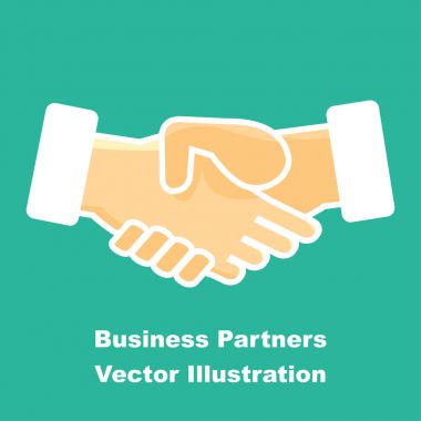 El sallamak simgesi iş stil-vektör çizim için