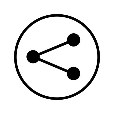 sg171003-vektör Circle line - vektör ikonik des hisse simgesinin