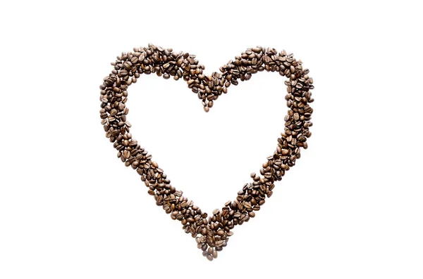 Círculo de granos de café — Foto de Stock