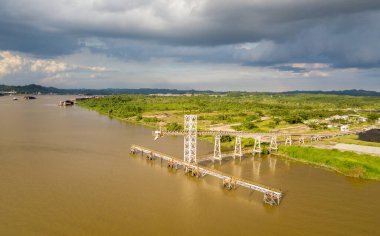 Eski Kömür Madenciliği ve Nakliye Limanı hava görüntüsü