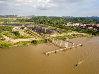 Eski Kömür Madenciliği ve Nakliye Limanı hava görüntüsü